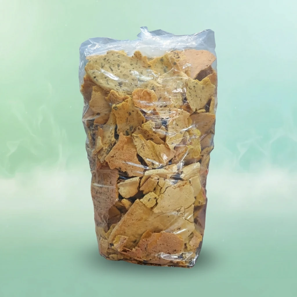 نان خشک ساده سبزی سنتی